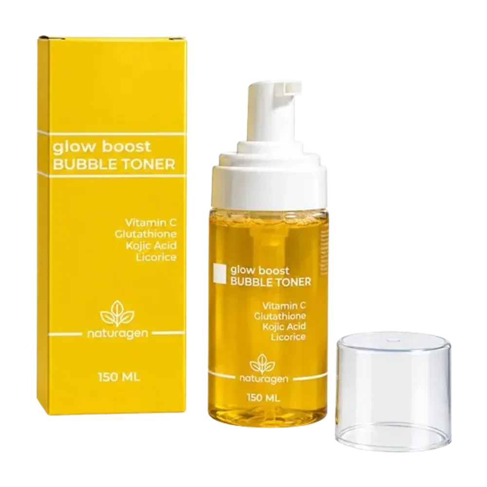 Bubble toner vitamin c glutathione kojic acid licorice 150ml