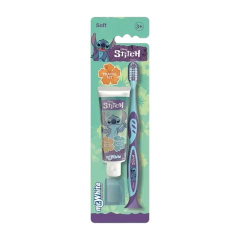 Set udhëtimi për dhëmbë Stitch, 3+ vjeç
