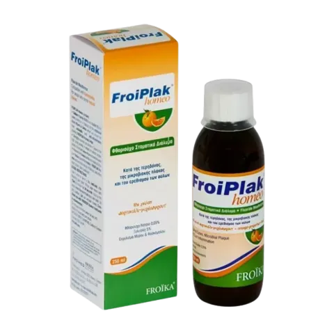 Froiplak Homeo Fluoride Mouthrinse Orange 250ml