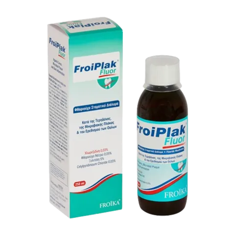 Froiplak fluor fluoride mouthrinse 250ml
